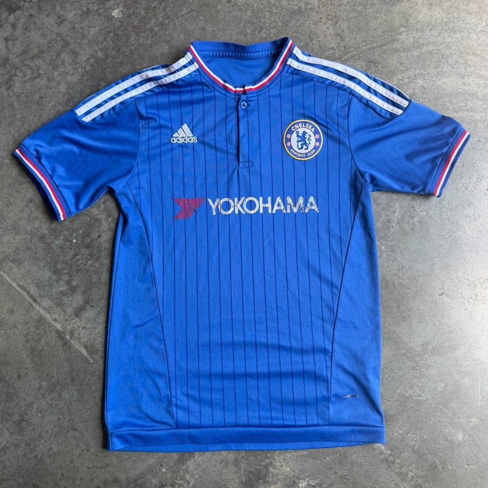 Chelsea 2015/2016 Mens Medium Adidas Blue Home Football Jersey AdiZero AH5104